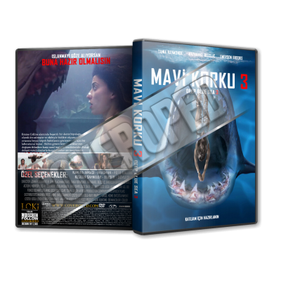 Mavi Korku 3 - Deep Blue Sea 3 2020 Türkçe Dvd Cover Tasarımı